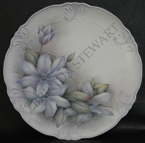 Clematis on Porcelain E-Tutorial